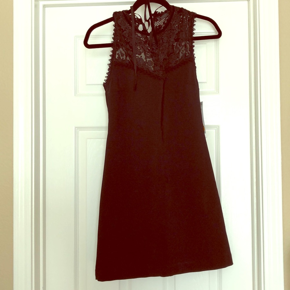 XS Zara black dress